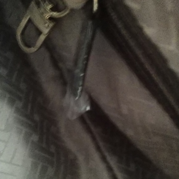 #2 HOST PICK Cole Haan DESIGNER Rollbag Bronze Woven LEATHER NWT - Picture 8 of 8